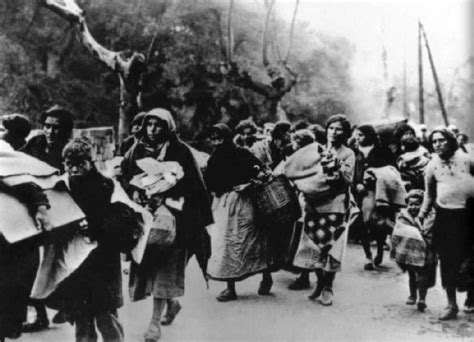 Spanish Civil War Refugeees Flood