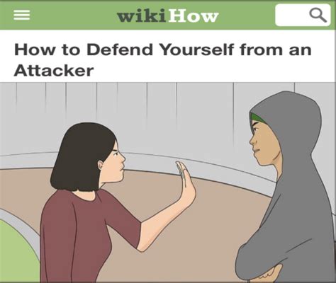How To Defend Yourself From Attackers Wikihow Meme