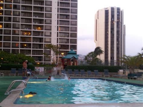 Pool Deck Picture Of Aston At The Waikiki Banyan Honolulu Tripadvisor