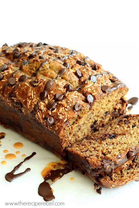 Baking banana bread is one of my favorites, and i love nothing more than enjoying a slice with a nice cup of coffee, says recipe creator dianne. Samoa Banana Bread - The Recipe Rebel