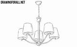 Chandelier Draw Drawing Drawingforall Ayvazyan Stepan Tutorials Posted sketch template