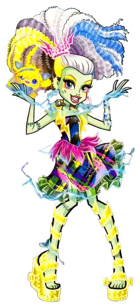 Frankie Stein Electrified High Voltage New Profile Art Monster High