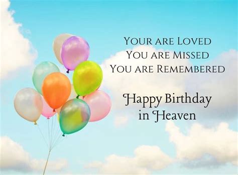 Happy Birthday In Heaven Birthday In Heaven Happy Birthday In Heaven