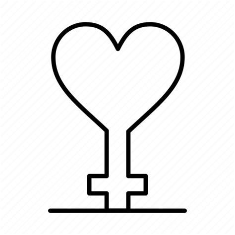 Gender Heart Symbol Icon