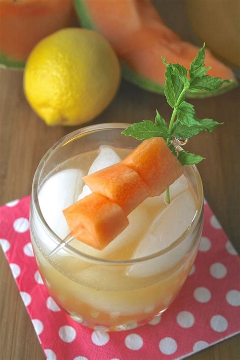 Oregon Transplant Citrusy Cantaloupe Cocktails