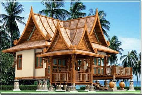 Beautiful Traditional Thai Housing With A Bit Of Modern Feeling To It