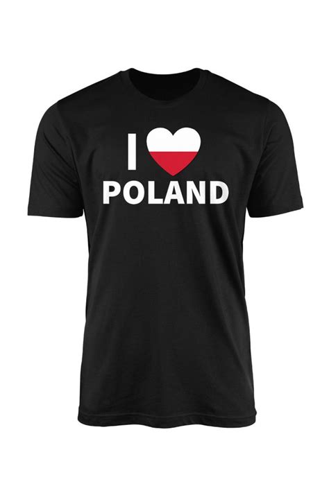 Koszulka Męska I Love Poland