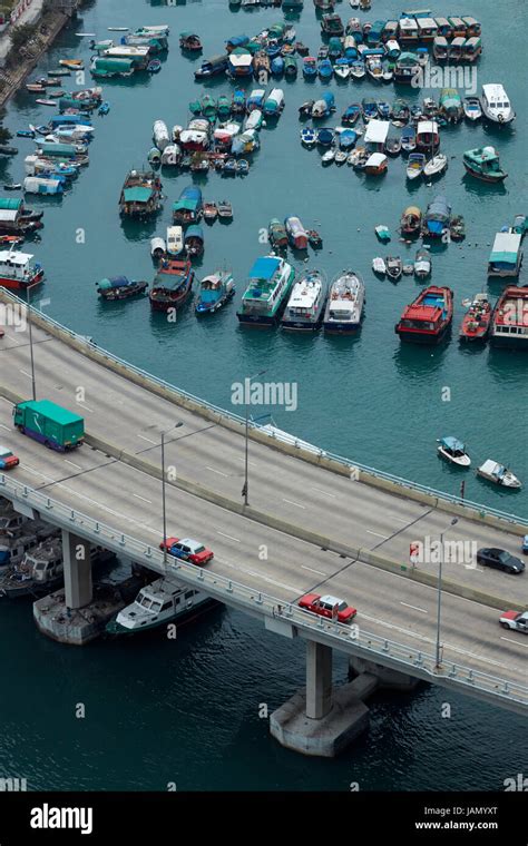 Island Eastern Corridor Motorway By Causeway Bay Typhoon Shelter