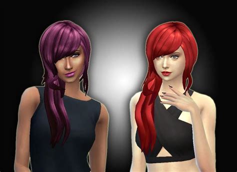 The Best Cool Sims 40 Hair Conversion For Females By Kiara24 The Sims