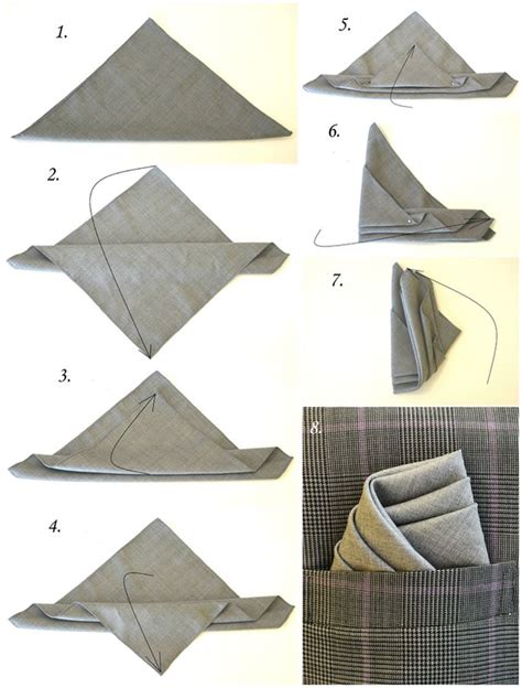 All you will need for this so simple it should be illegal tutorial is a. 42 best Folding Handkerchiefs images on Pinterest | Handkerchief folding, Handkerchiefs and ...
