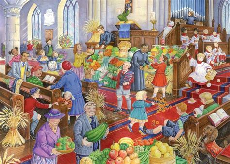 Need puzzle glue to frame your puzzle for everyone to see? Puzzle Harvest Festival The-House-of-Puzzles-3749 500 ...