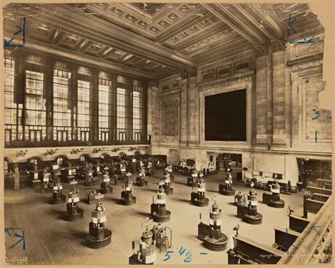 New York Stock Exchange 1903 Trading Floor Nypl Digital Collections