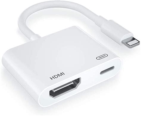 Apple MFi Certified Lightning To HDMI Digital AV Adapter P Video Audio Sync Screen
