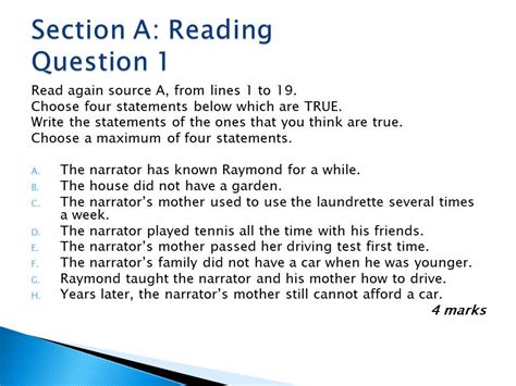 Source a paper 2, section a: AQA English Language Paper 2 practice | Teaching Resources