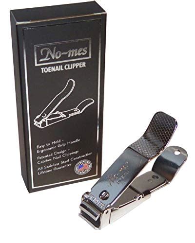 No Mes Toenail Clipper Catches Clippings Patented Ergonomic Grip