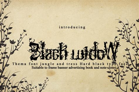 Black Widow Font By Jehansyah251 · Creative Fabrica