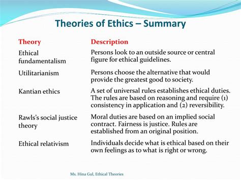Ppt The Most Common Ethical Theories Powerpoint Presentation Free