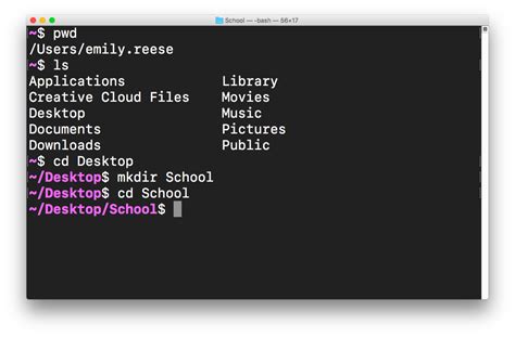 Create your first directory - Learn the Command Line in Terminal ...