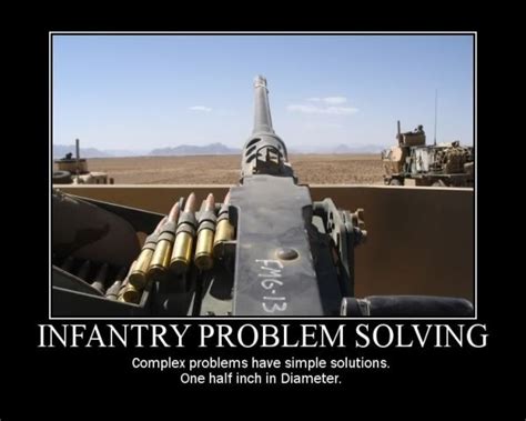 Infantry Problem Solving Military Humor