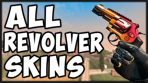 Csgo R8 Revolver All Skins Showcase Youtube