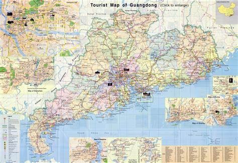 Guangdong Maps City Attraction River