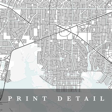 North Port Map North Port Florida City Map Home Town Map Etsy