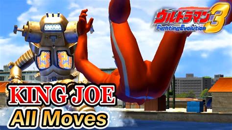 Ultraman Fe3 King Joe All Moves 1080p Hd 60fps Youtube