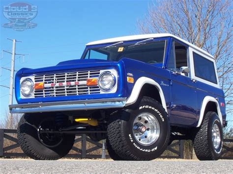 1971 Ford Bronco Sold