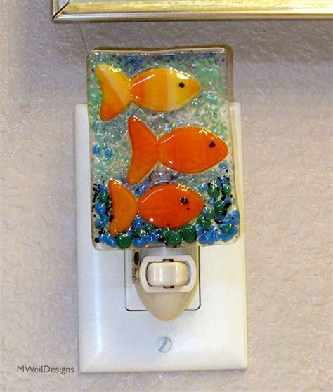 Fused Glass Artwork Fused Glass Jewelry Stained Glass Night Lights Glass Lights Slumped