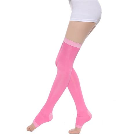 Lgfdss1 Women Compression Slim Long Thigh High 420d Medical Elastic Sleeping Skinny Stocking