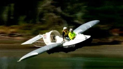 Mans Hovercraft Can Fly Video Abc News
