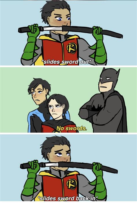 Pin By Alexus Medina On Tim Drake Fanart Batman Funny Batman