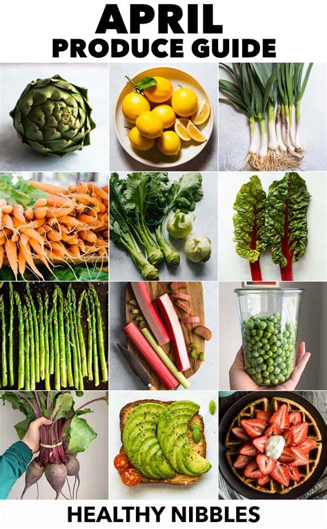 Whats In Season April Produce Guide Yoga Pit