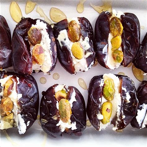 The recipe i came up with, after reading every vegetarian kishke recipe i could find, is pretty good. Stuffed Dates with Pistachios - The Bacon Eating Jewish Vegetarian