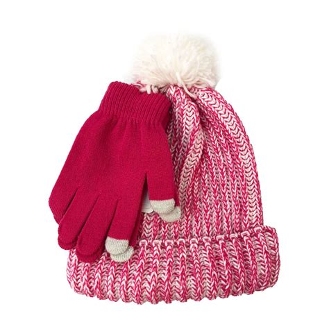 Knit Hat And Glove Set For Girls By George Walmart Canada