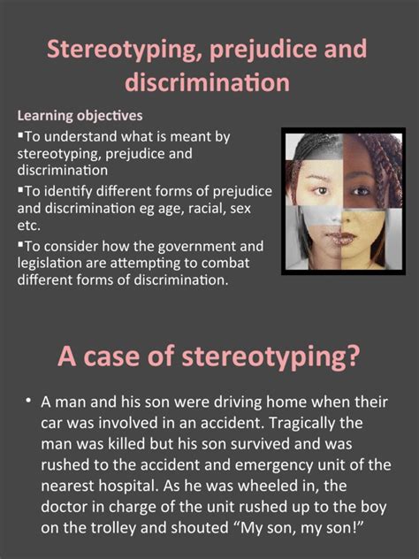 Stereotyping Prejudice And Discrimination Pdf Prejudices Sexism
