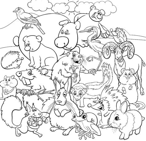 Dibujos De Animales Para Colorear Impresión Para Niños