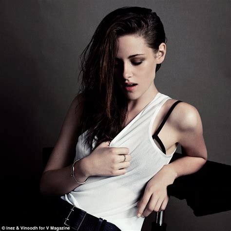 Kristen Stewart Plays The Coquette As She Flashes Her Sheer Bra And Slips Into A Negligee In
