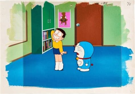 Doraemon By Shin Ei Animation Doraemon And Nobita Animation Cels With