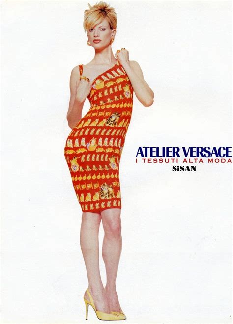 Atelier Versace Spring Summer 1995 Kristen Mcmenamy Versace