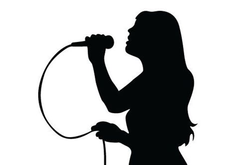 Free Woman Singing Silhouette Download Free Woman Singing Silhouette