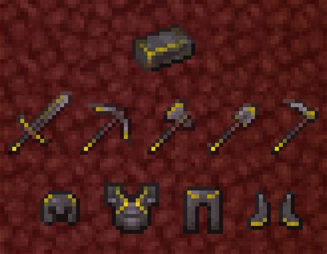 Blazingfires Netherite Tools And Armour Minecraft Texture Pack