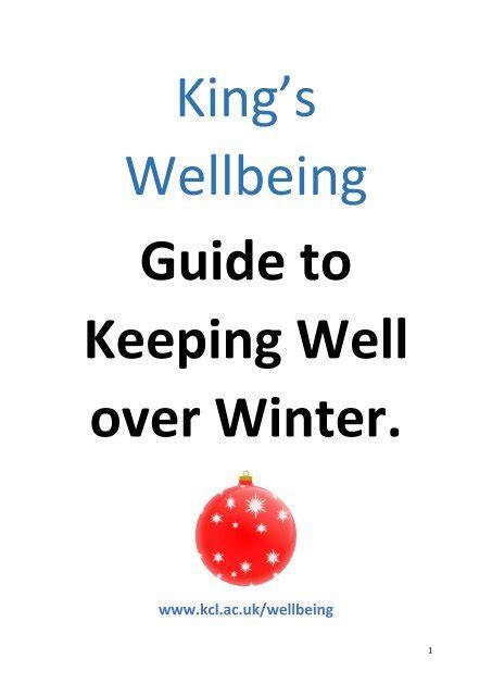 Guide To Keeping Well Over Winter