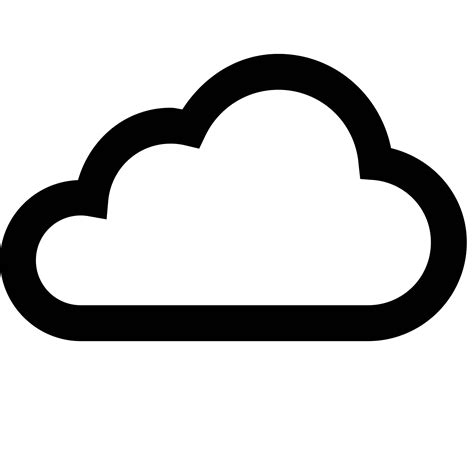 Cloud Svg Png Icon Free Download 459340 Onlinewebfontscom Images And