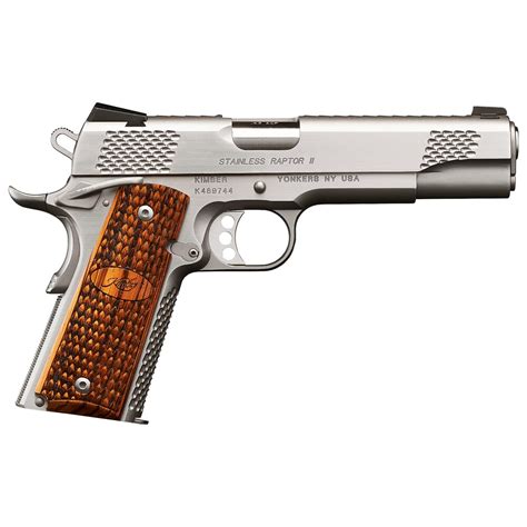Kimber 1911 Stainless Raptor Ii 10mm Pistol 3200386 For Sale