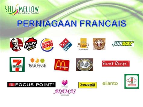 Menurut fulop dan forward (1997), format perniagaan francais telah berkembang sepanjang 40 tahun yang lalu sebagai bentuk perniagaan alternatif dalam. Senarai Perniagaan Francais Di Malaysia