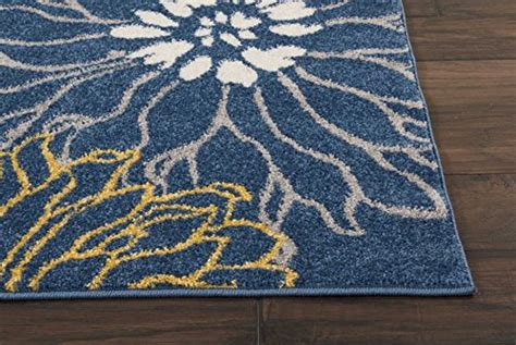 Nourison Passion Blue 53 X 73 Area Rug Floral Farmhouse Easy