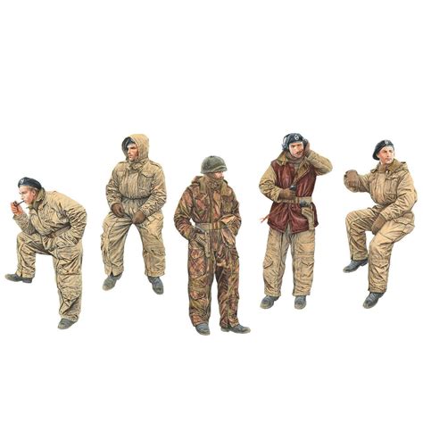Buy 35121 British Tank Crew In Winter Uniform Wwii Miniatures 135