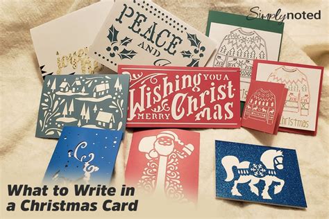 What To Write In A Christmas Card Christmas Wishes Simplynoted