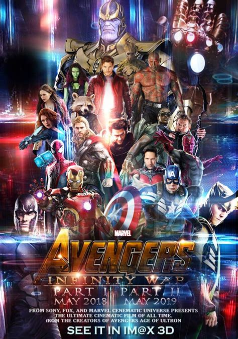 Free Download Fan Made Avengers Infinity War 2018 2019 Poster 672x960